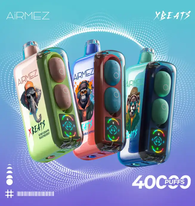Airmez xbeats 40000 Puffs Kompakte Airmez Vape mit 2 % Nikotin